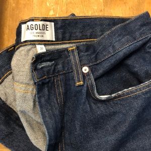 AGOLDE pinch waist jeans vintage selvedge radio